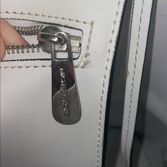 Michael Kors White and Black Polka Dot Tote - Picture 11 of 11